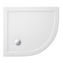 Zamori Offset Quadrant  Shower Tray 900mm x 800mm + waste